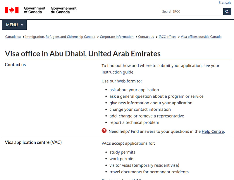 Immigration, Refugees and Citizenship Canada UAE,Canadian visas for UAE residents,IRCC UAE application process,IRCC UAE processing times,IRCC UAE contact information,Canadian immigration services in UAE